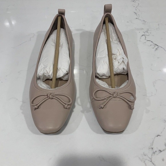 Draper James | Flats Taylor Beige Slip On Round Toe Bow NEW- Size 8.5 - Picture 2 of 8